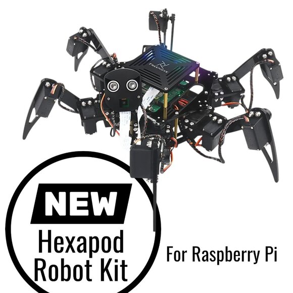 NEW Freenove Hexapod Robot Kit for Robotics Rasberry Pi 5 4 B 3 B+ Zero 2